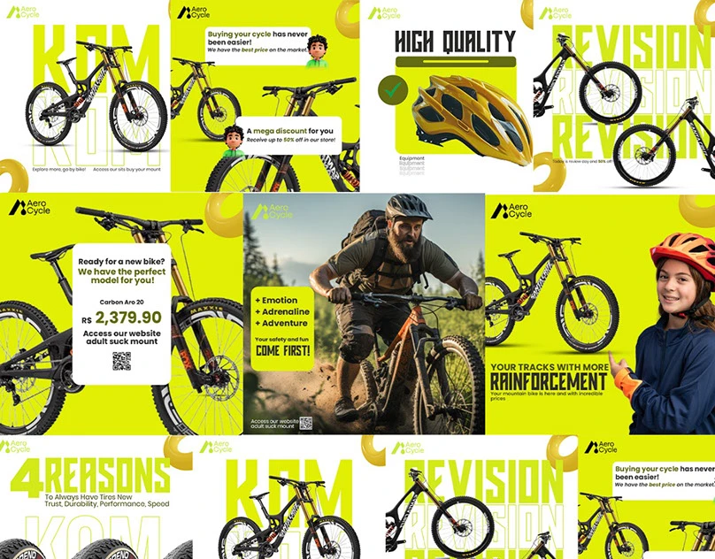 Social Media Bike Store project cover